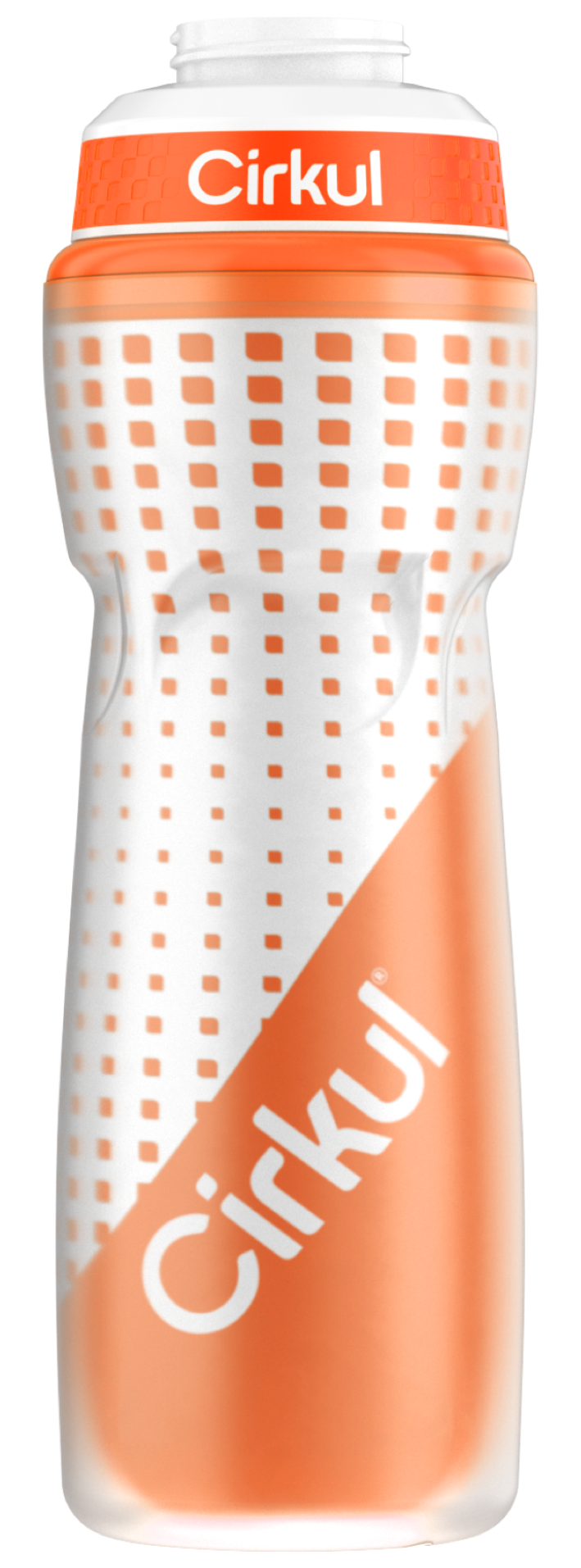 22oz. Insulated Squeeze Plastic Bottle & Sport Lid D9LY2T